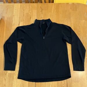 Women’s Black Half-Zip top (gw)
